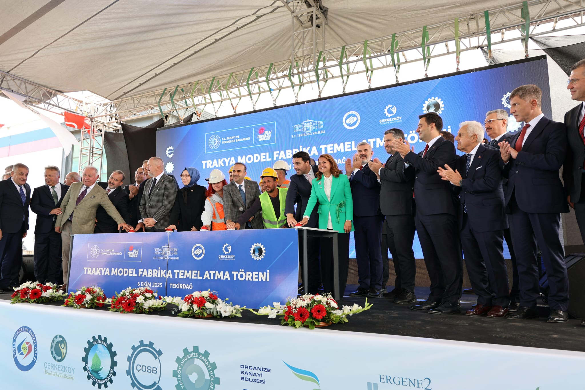 Trakya Model Fabrika Temel Atma Töreni Gerçekleşti