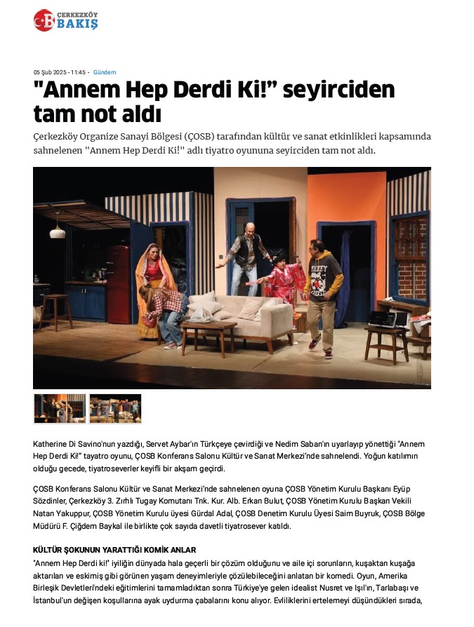 Annem Hep Derdi Ki