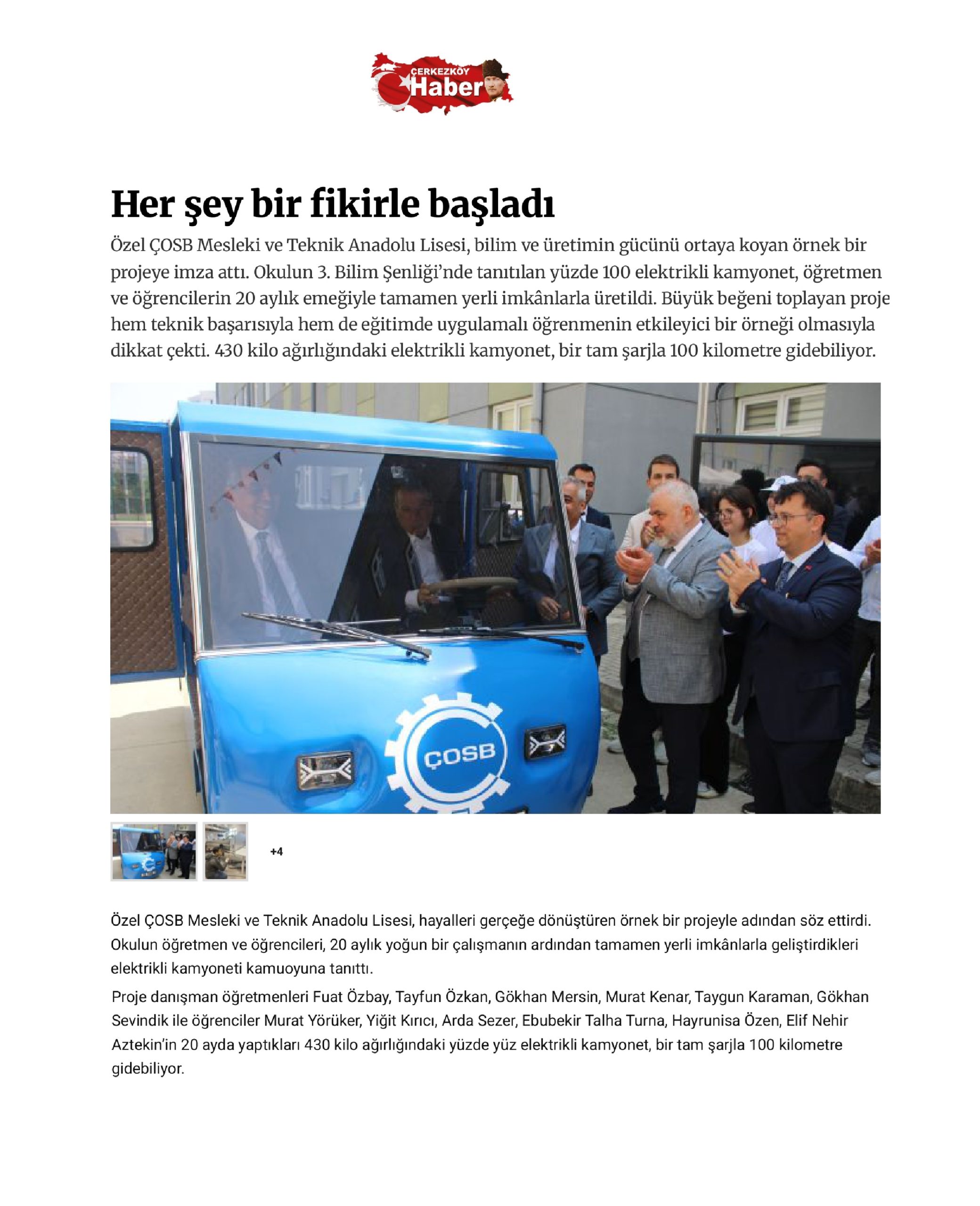 Her şey bir fikirle başladı