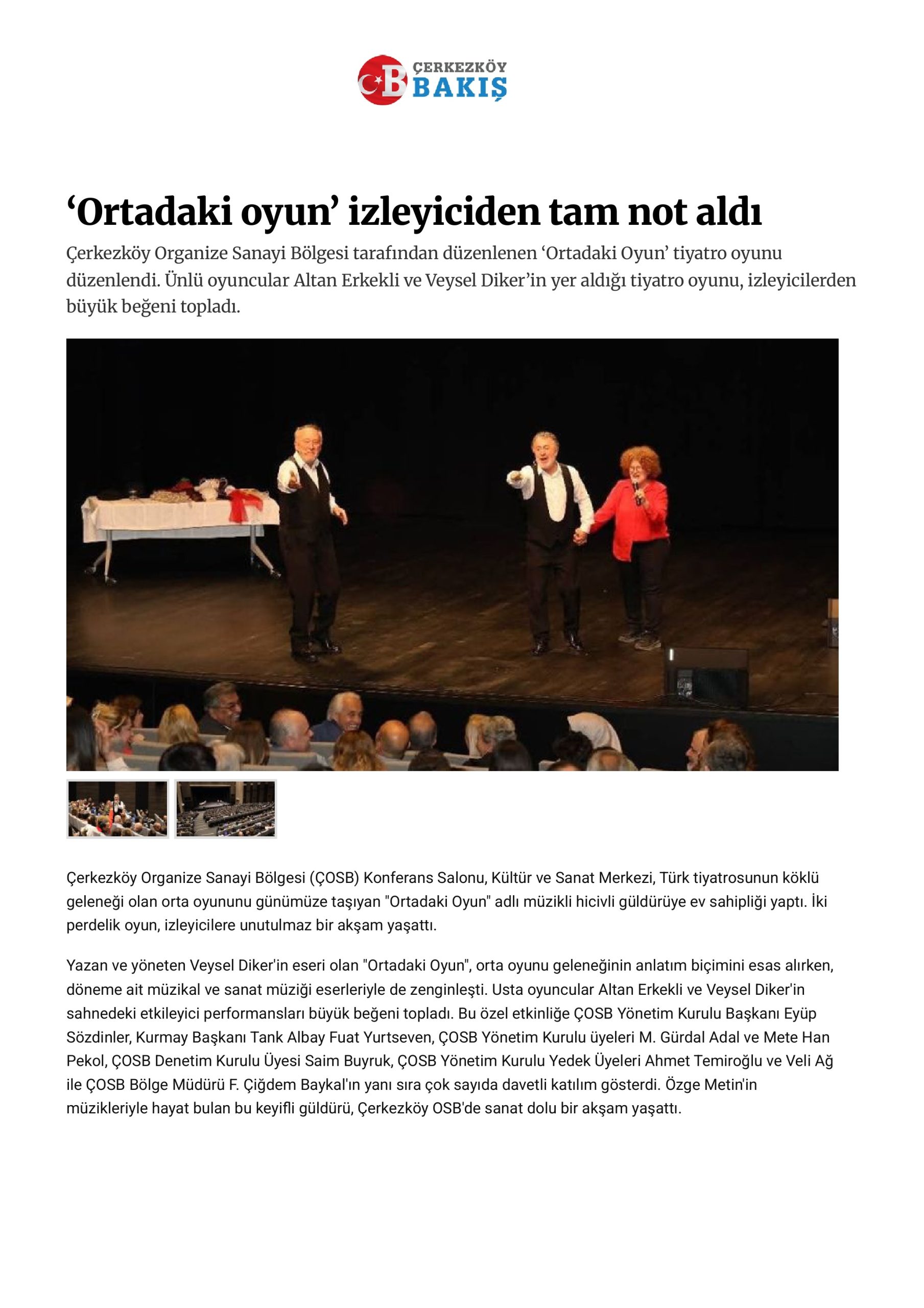 ‘Ortadaki oyun’ izleyiciden tam not aldı