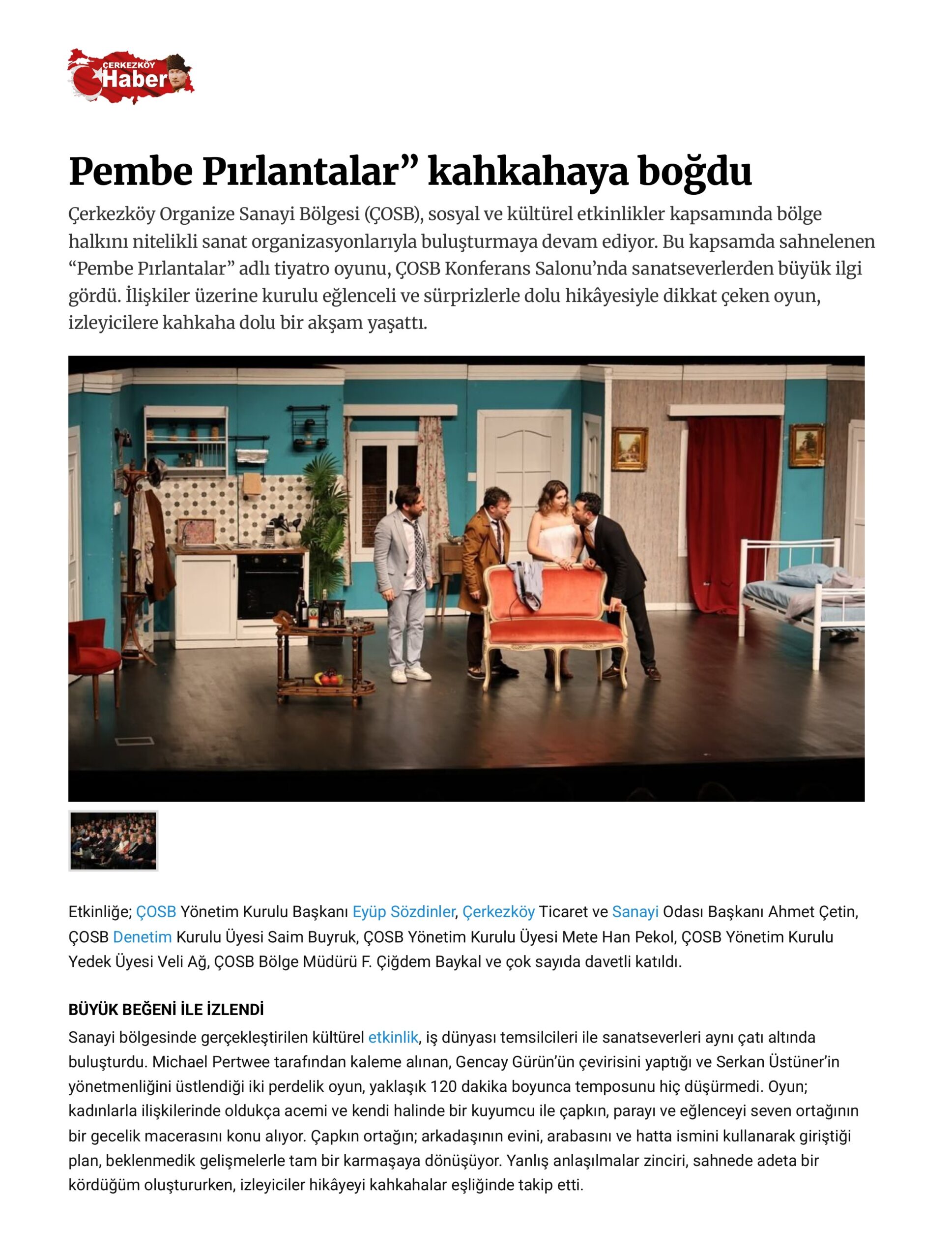 Pembe Pırlantalar” kahkahaya boğdu