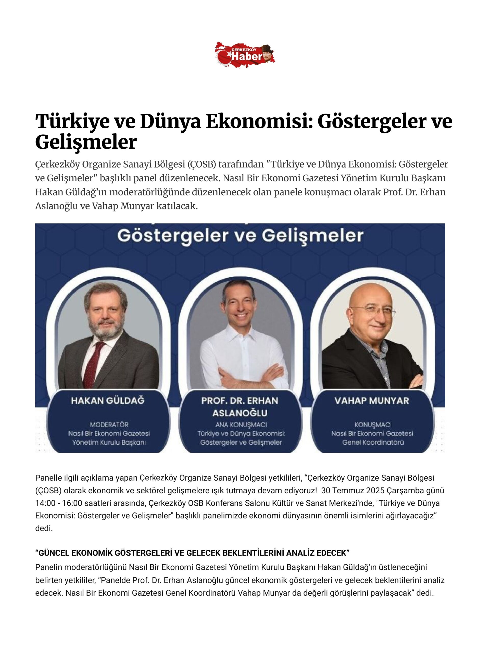 Türkiye ve Dünya Ekonomisi: Göstergeler ve Gelişmeler